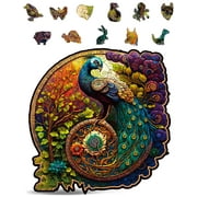 CRAFTHUB Lion Wooden Puzzle for Adults - Wooden Jigsaw Puzzle for Ages 13+, Size: 9.8"x10.4"