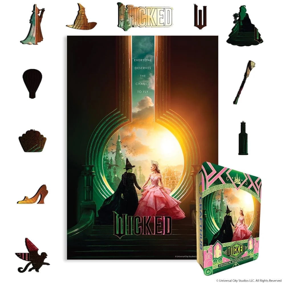 CRAFTHUB Wicked Wooden Puzzles for Adults – A3 Journey to the Emerald ...