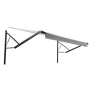 CRAFTOPIA Motorized RV Awning Complete Kit, 21.06FT Electric Retractable Awning with Aluminum Alloy Frame & Waterproof Fabric, Outdoor Camping Trailer Awning, Gradient Gray
