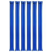 CRAFTOPIA Pool Cover Water Bags, 6 Pack 8 Ft Double Chamber Tubes, 0.4mm PVC, Leakproof Screw Cap, Winter Inground Pool Cover Weights, Blue