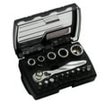thumbnail image 1 of CRAFTSMAN 16-Piece Mini Ratchet  Socket Set - 1/4" Drive Ratchet [99880], 1 of 1