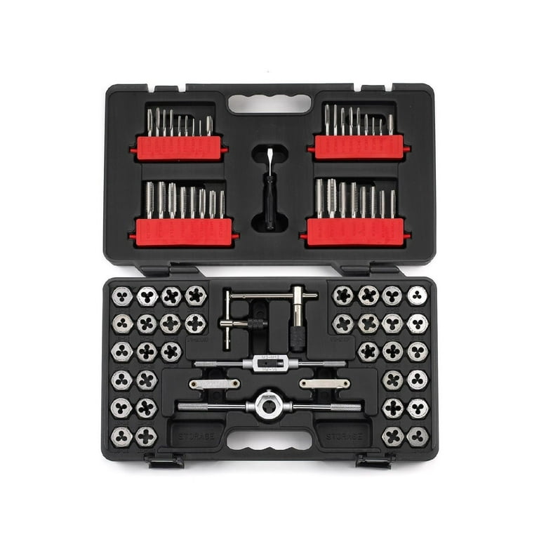 Craftsman 75pc Combination Tap & Die Carbon Steel Set, Metric SAE