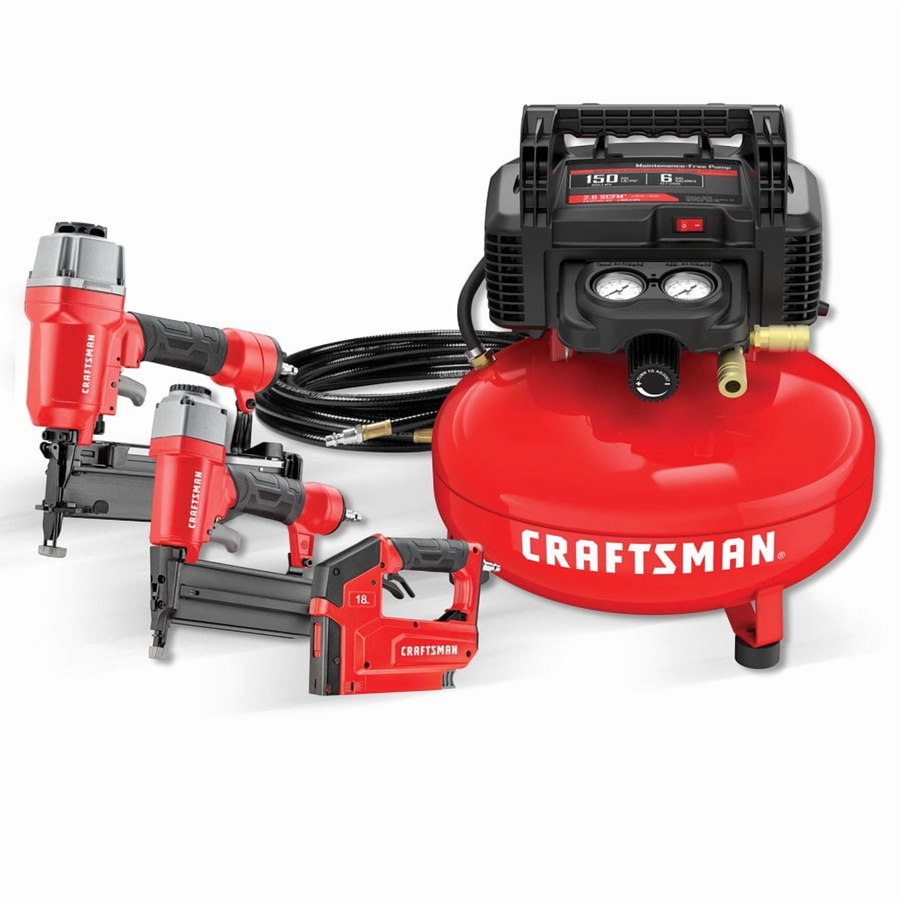 CRAFTSMAN Compressor Combo Kit, Gallon, Pancake, Tool