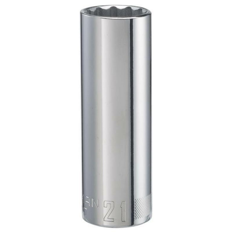 Craftsman 21 mm Metric 12 Point Deep Socket, 1/2 in. Drive Craftsman 21 mm Metric 12 Point Deep Socket, 1/2 in. Drive