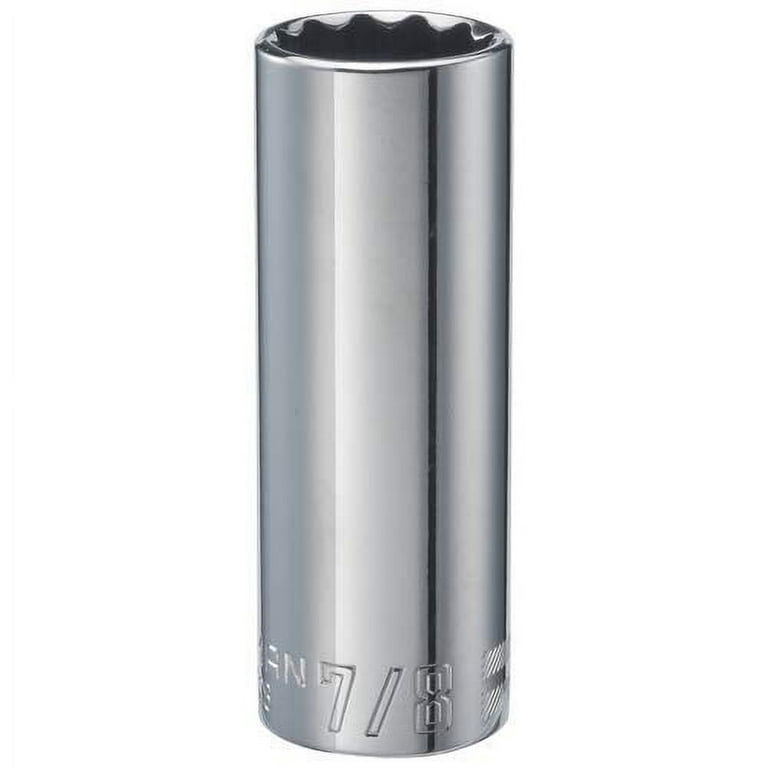 1/2 in. Drive 7/8 in. 12-Point SAE Deep Socket 1/2 in. Drive 7/8 in. 12-Point SAE Deep Socket