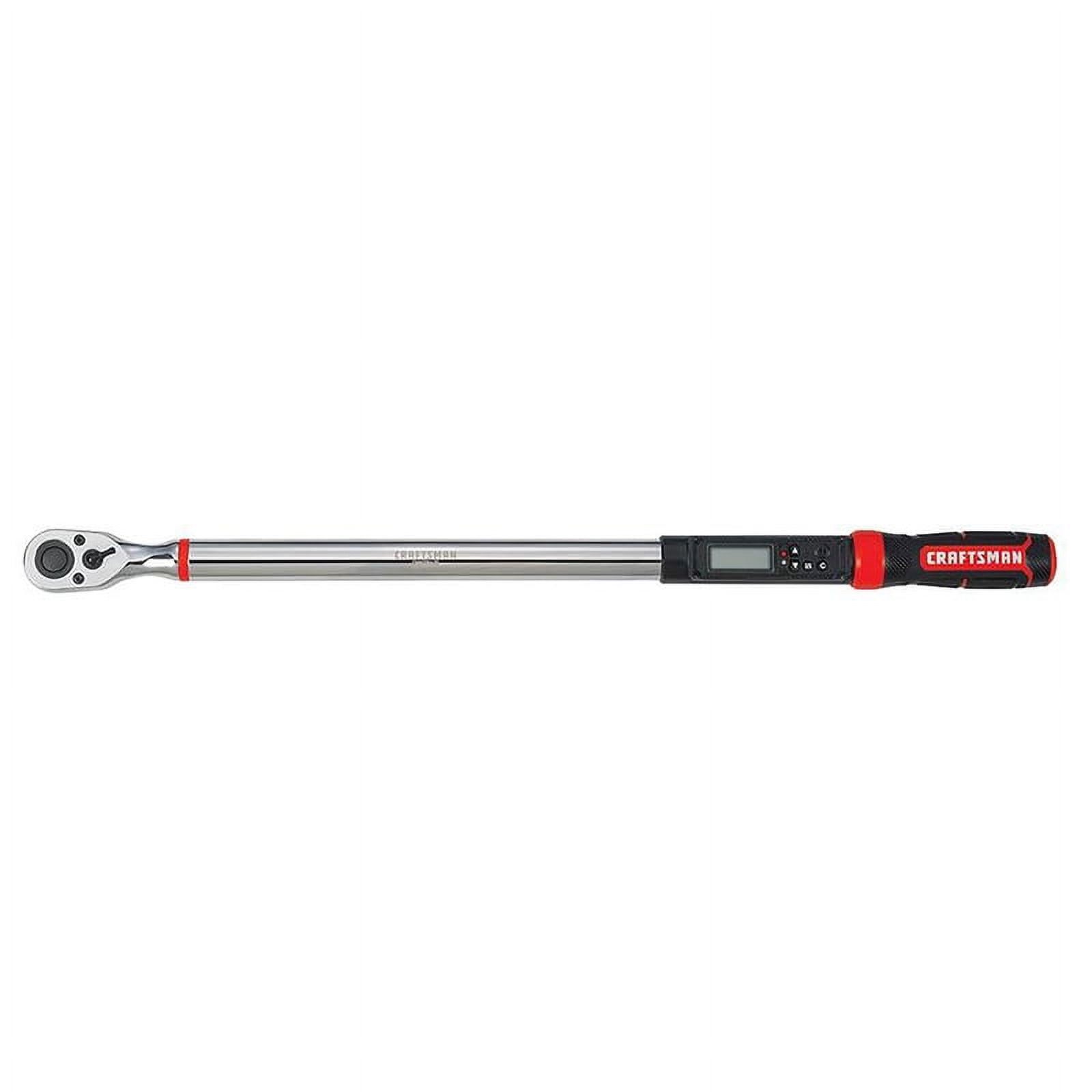 CRAFTSMAN 1/2Inch Drive Digital Torque Wrench, SAE, Electronic, Click