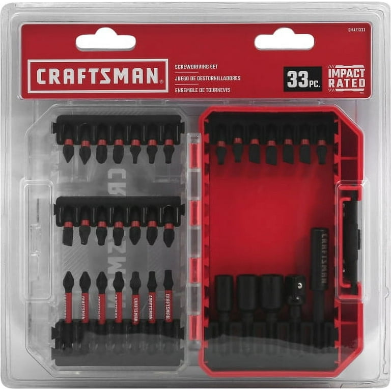 CRAFTSMAN IMPACT-RATED 29-Piece Impact Driver Bit Set CRAFTSMAN IMPACT-RATED 29-Piece Impact Driver Bit Set