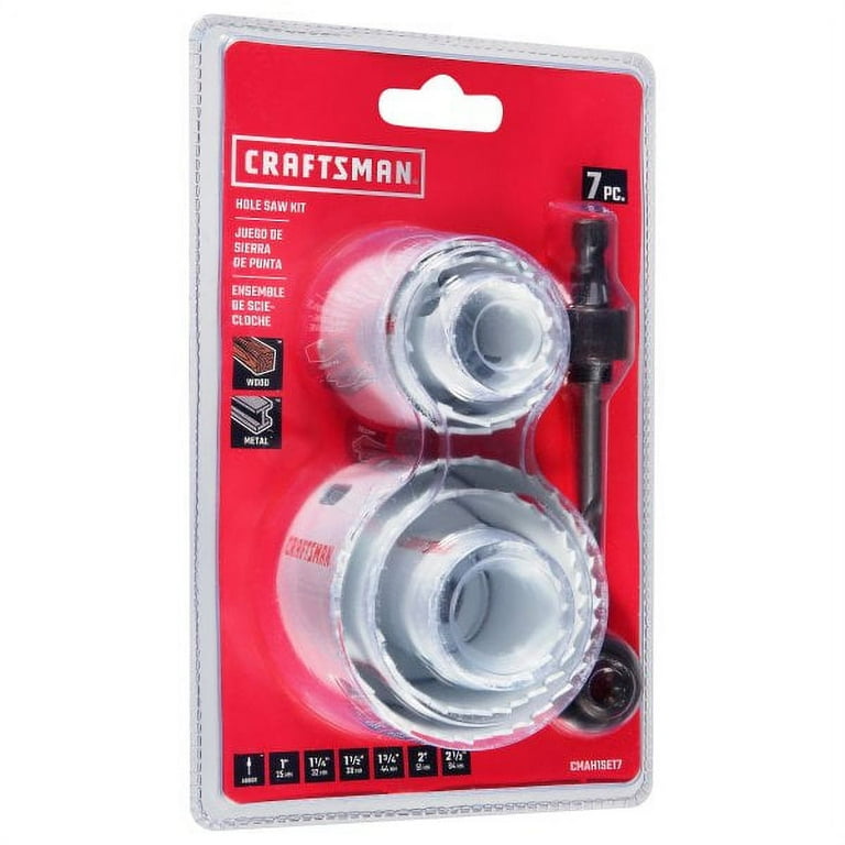 CRAFTSMAN 7-Piece Bi-Metal Arbored Hole Saw CRAFTSMAN 7-Piece Bi-Metal Arbored Hole Saw