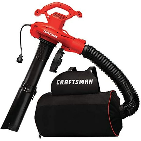 CRAFTSMAN Leaf Blower / Leaf Vacuum & Mulcher, 12-Amp, Corded (CMEBL7000)