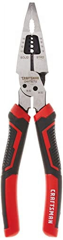 CRAFTSMAN Long Nose Pliers, 8-Inch Multi Function (CMHT81715