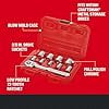 CRAFTSMAN Mechanics Tool Set with 72-tooth Low Profile Ratchet, SAE, 3/8 Inch Drive, 10 Piece (CMMT34563)