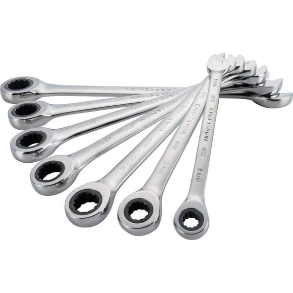 CRAFTSMAN Ratchet Wrench Set, Metric, 7Piece (CMMT12057)