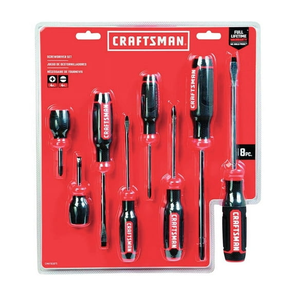 CRAFTSMAN Bi-Material Screwdriver Set (8 pc)
