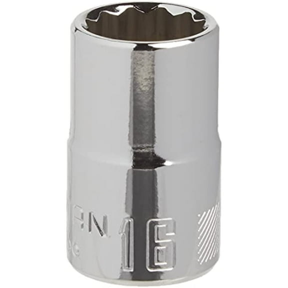 CRAFTSMAN Shallow Socket, Metric, 1/2-Inch Drive, 16mm, 12-Point (CMMT44266)