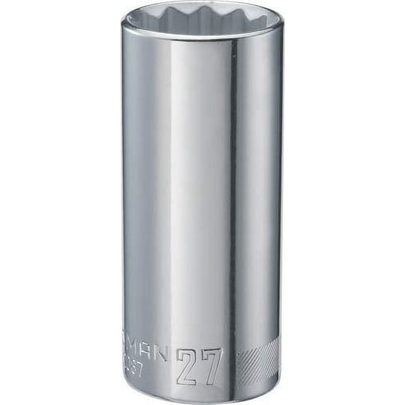 CRAFTSMAN Socket, Metric, 1/2-Inch Drive, 27mm, 12-Point (CMMT12087)