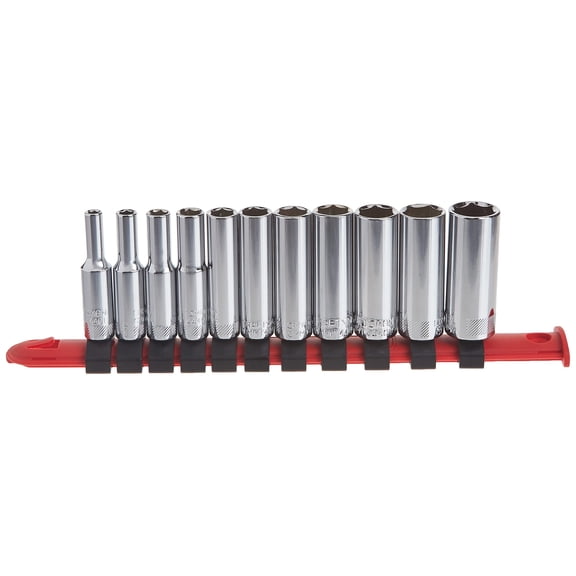 CRAFTSMAN Socket Set, Metric, 1/4-Inch Drive, 6-Point, 11-Piece (CMMT12051)