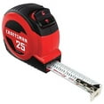 thumbnail image 1 of CRAFTSMAN Tape Measure, Self-Lock, 25-Foot (CMHT37225S),Red/Back, 1 of 3