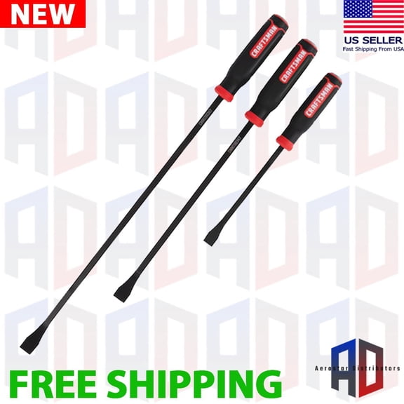 CRAFTSMAN Utility Pry Bar Set, 3 Piece, Includes 12, 18 & 24 (CMMT98347)