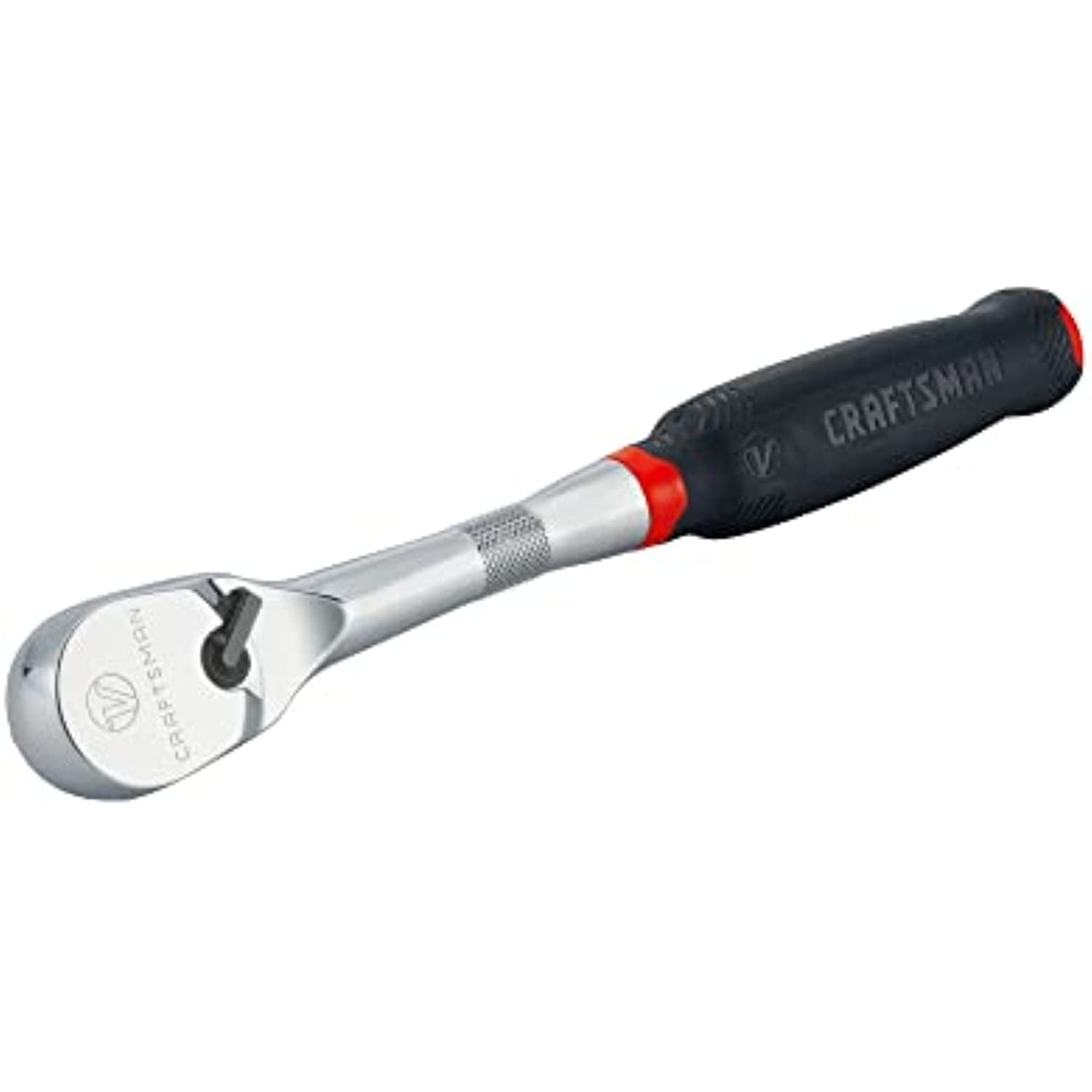 CRAFTSMAN V-SERIES Ratchet, 1/2 Inch Drive, 96-Tooth, Comfort Grip (CMMT86334V)