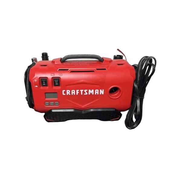 CRAFTSMAN V20 20V Cordless Air Inflator (CMCE520B) 3 Power Sources, Digital PSI Gauge, Auto Shutoff, Tool Only