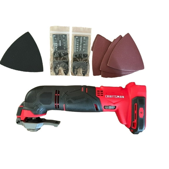 CRAFTSMAN V20 Cordless 20-volt Max Variable Speed 12-Piece Oscillating Tool Kit TOOL ONLY Special Purchase