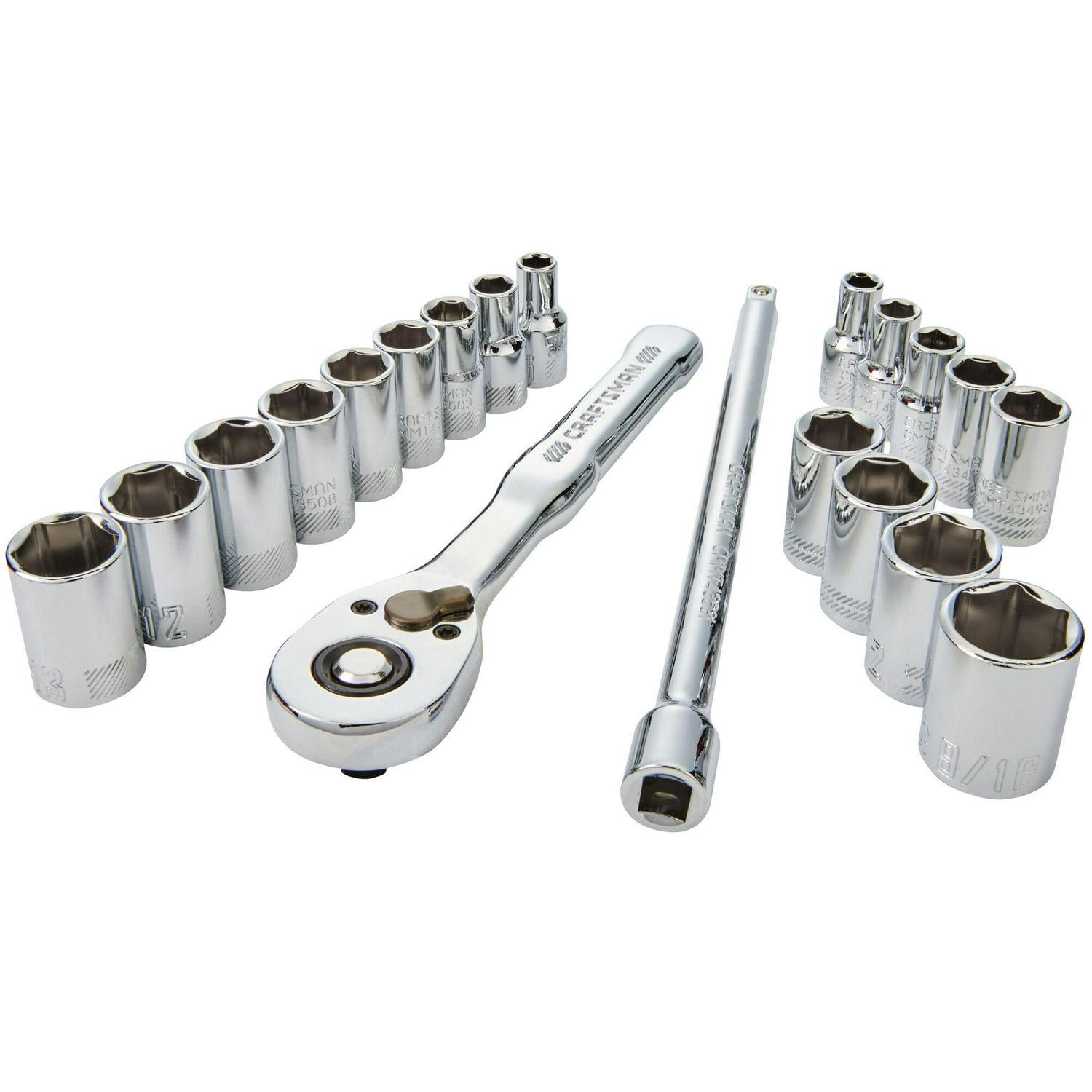 CRAFTSMAN VERSASTACK 20 -Piece Standard (SAE) and Metric Polished