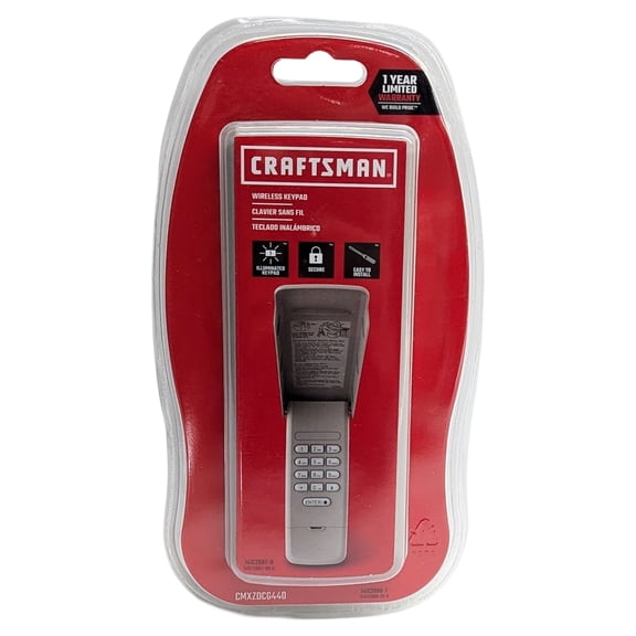 CRAFTSMAN Wireless Keyless Entry Compatible with Most Craftsman Openers with Wireless