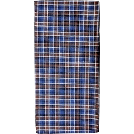 CRAFTSTRIBE Handloom 100% Cotton Checked Lungi/Dhoti/Wrap/Sarong for Mens Combo