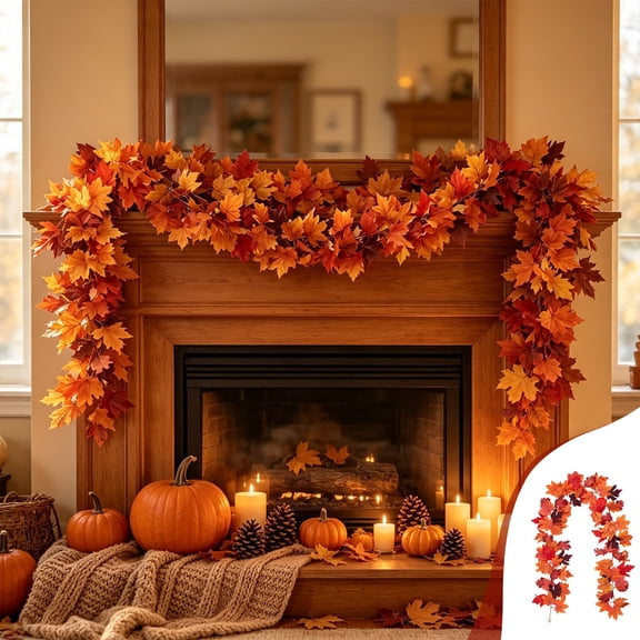CRAGRSI Artificial Flowers Faux Silk Floral Arrangement in Red Plastic for Thanksgiving Fall Harvest Table Centerpiece and Home Decor