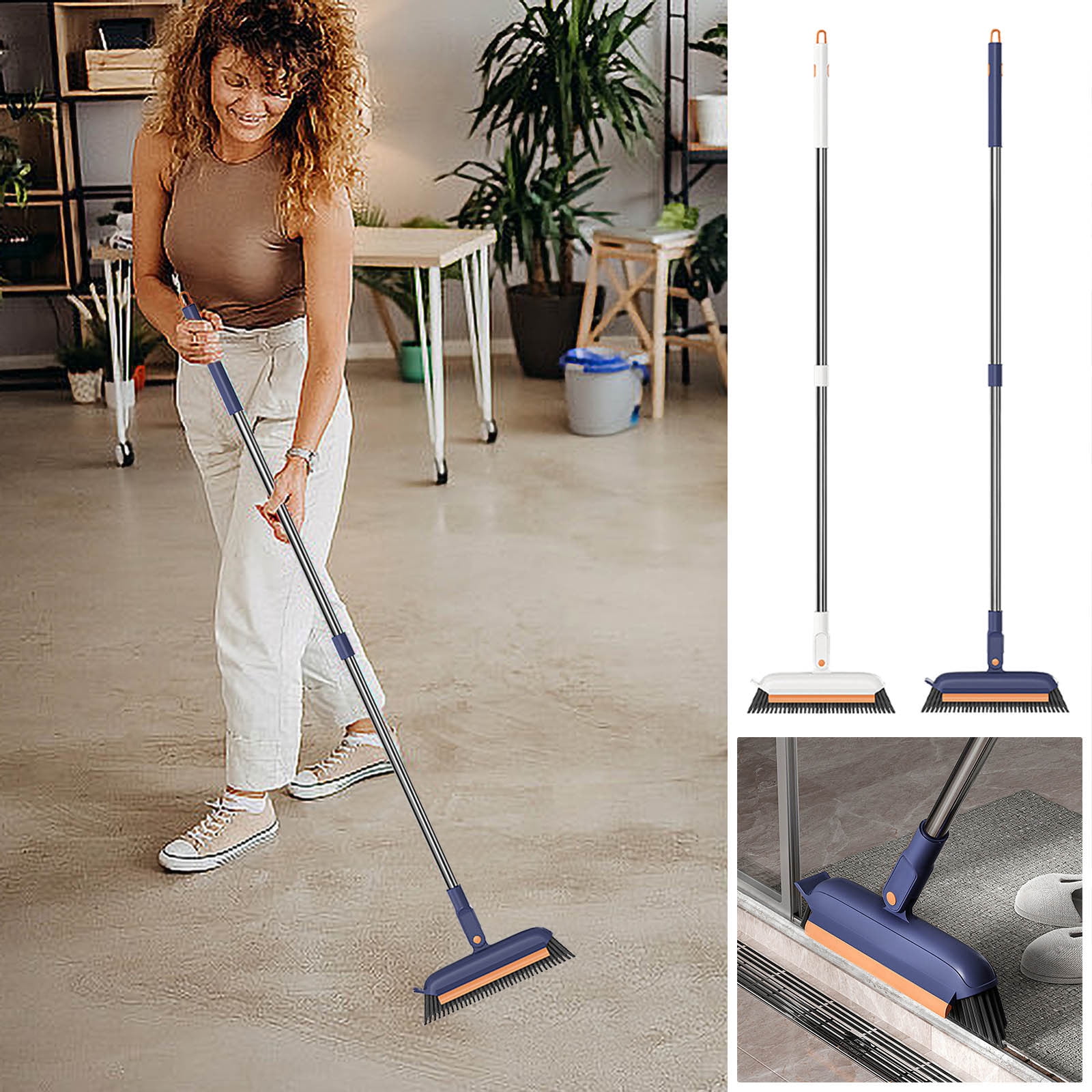 CRAMAX Bathroom Floor Scrubber, Bathroom Floor Seam Scrubber, Tile Long