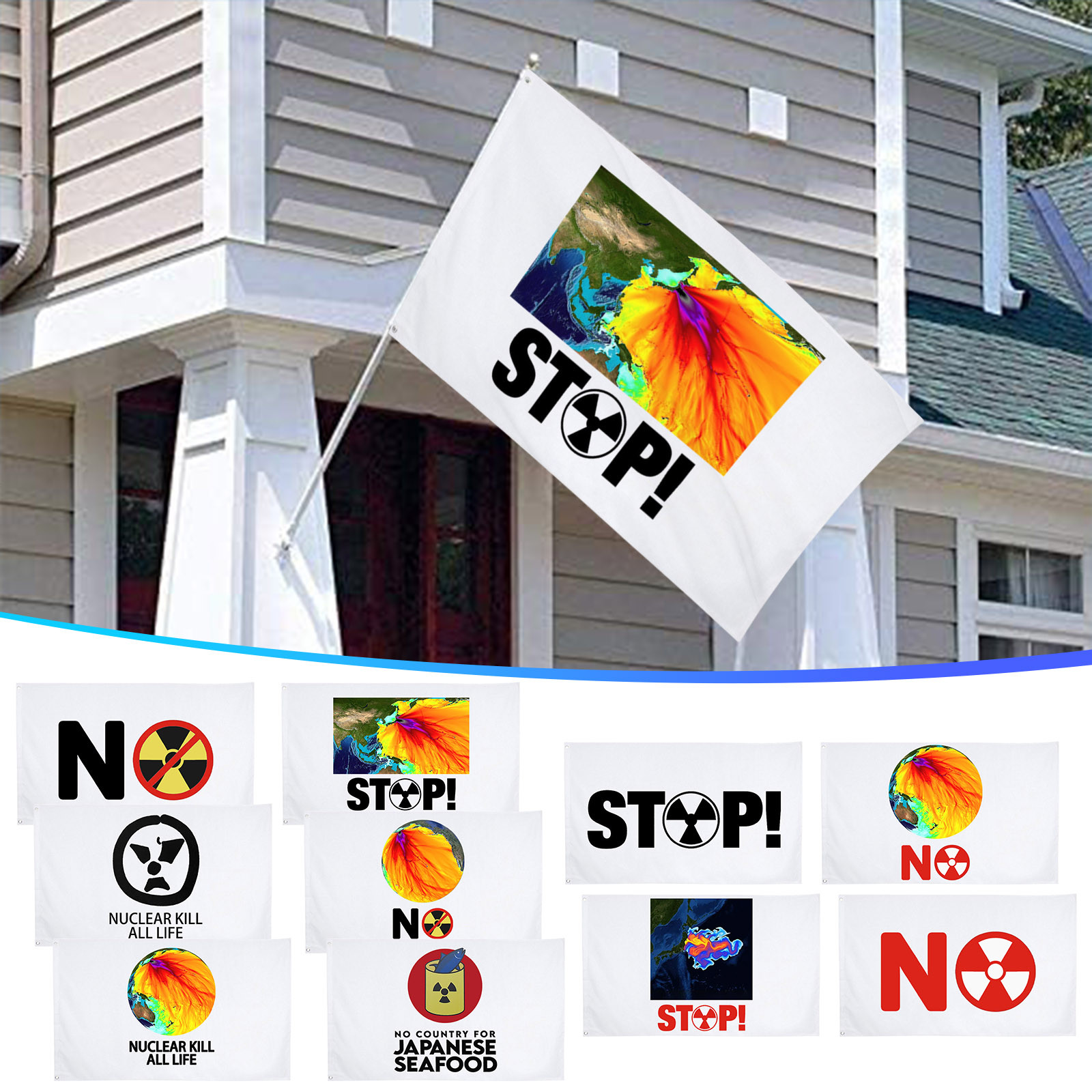 Spring Savings CRAMAX Clearance Radiation Garden Flag 3x5 Ft Decor