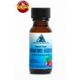 thumbnail image 1 of CRANBERRY SEED OIL UNREFINED ORGANIC VIRGIN COLD PRESSED RAW GLASS BOTTLE 0.5 OZ, 1 of 2