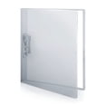 thumbnail image 1 of CRANBURY Ringless Binder Removable Binder – (Translucent), Punchless Binder with Spring Action Clamp, Poly Plastic Transparent Cover Clasp Binder Clip Holds 100 Letter Size Pages, Includes Labels, 1 of 7