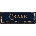 thumbnail image 1 of CRANE Home Sweet Home Victorian Look 6x18 Metal Sign 106180046334, 1 of 1