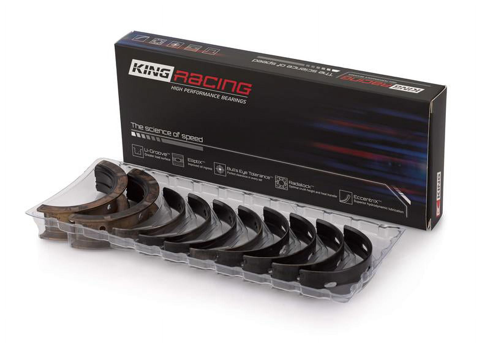 King Bearings Main Bearing Set SBC MB 557SISTDX King Bearings Main Bearing Set SBC MB 557SISTDX