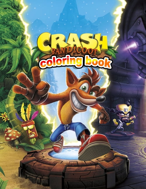 Buy Crash Bandicoot Adult Coloring Book in Bulk