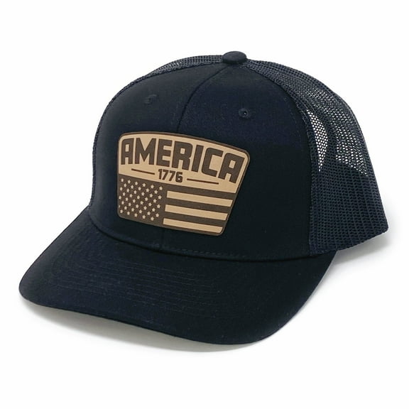 CRAVE HATS America 1776 Hat, America Trucker Hat, 1776 Trucker Hat, USA Patriotic Hat