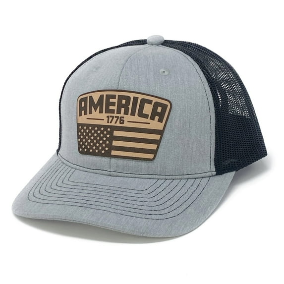 CRAVE HATS America 1776 Hat, America Trucker Hat, 1776 Trucker Hat, USA Patriotic Hat