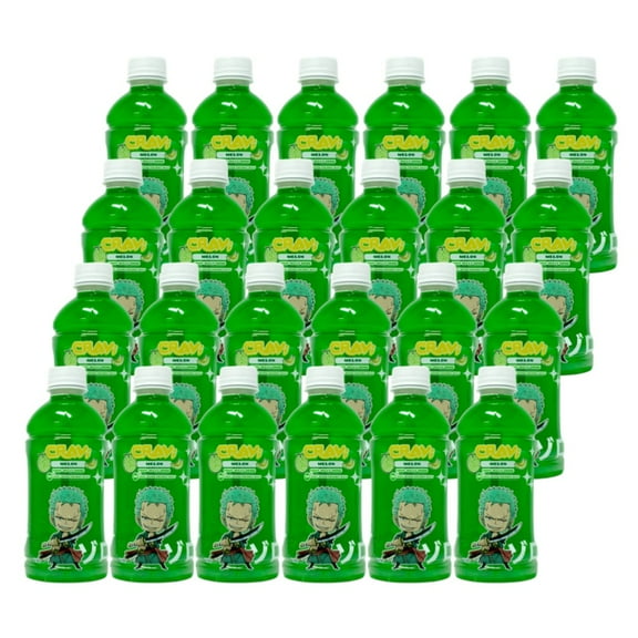 CRAVI One Piece Coconut Jelly Melon Fruit Drinks (Contains 30% Juice) - 6 packs
