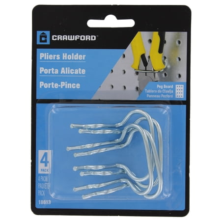 Crawford Pegboard Holder for 4 Pliers, Model# 18613