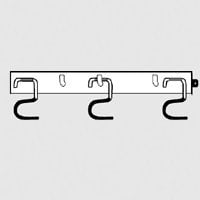 CRAWFORD SR16 Storage System, 16 in W, Steel