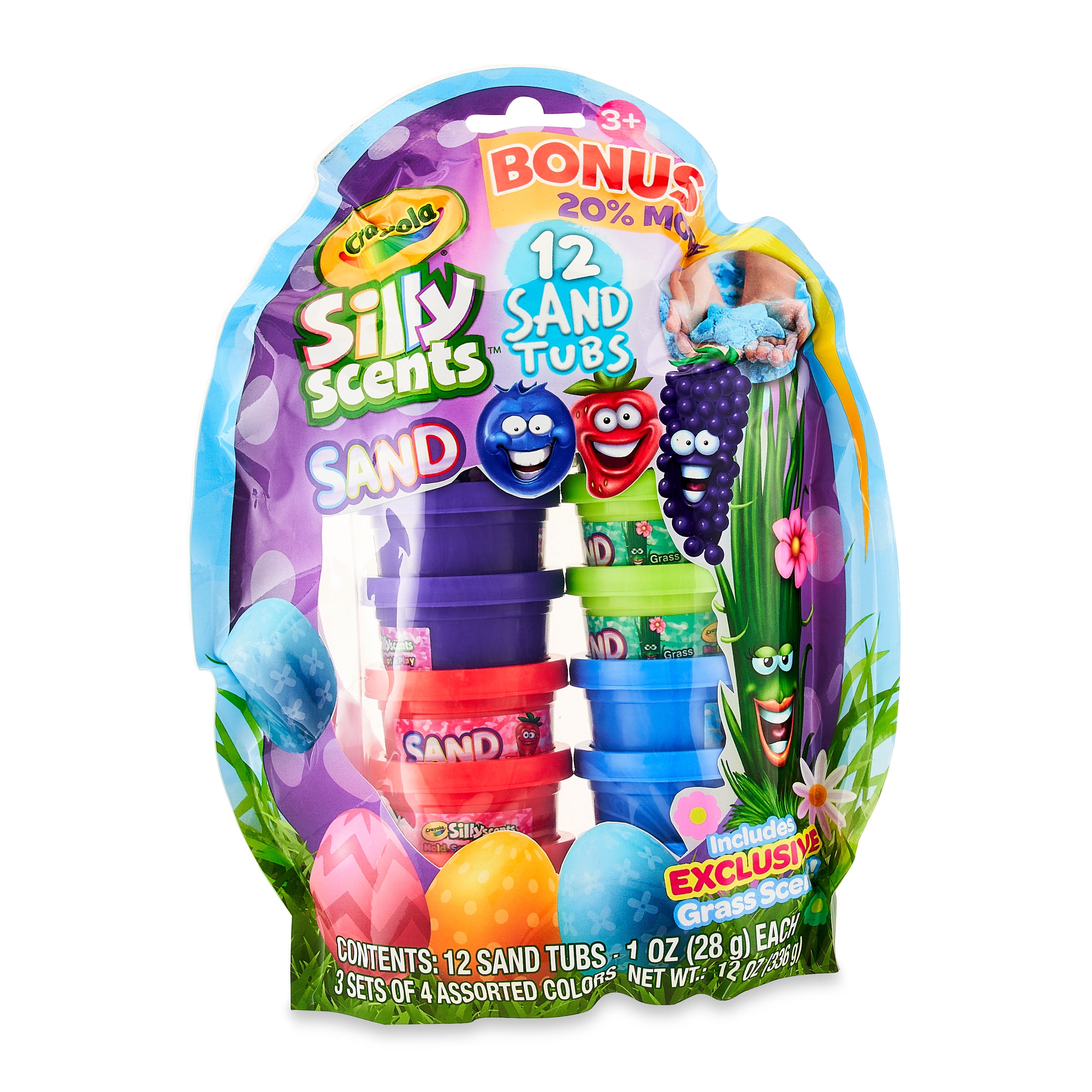 CRAYOLA 12pk SCENTED SAND