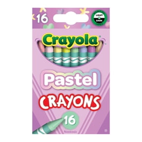 Crayola Pastel Crayons, 16ct, Pearlescent Art Supplies, Cute School Supplies, Classroom Must Haves, Kid & Teacher Gift, Ages 3+