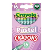 Crayola Pastel Crayons, 16ct, Pearlescent Art Supplies, Cute School Supplies, Classroom Must Haves, Kid & Teacher Gift, Ages 3+
