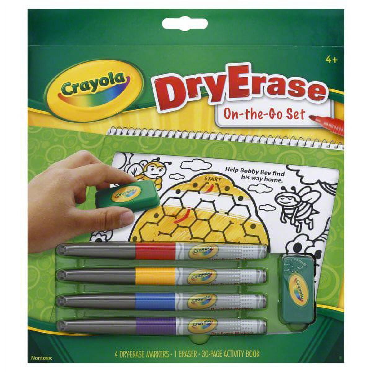 CRAYOLA, Crayola DryErase Activity Book, 1 book