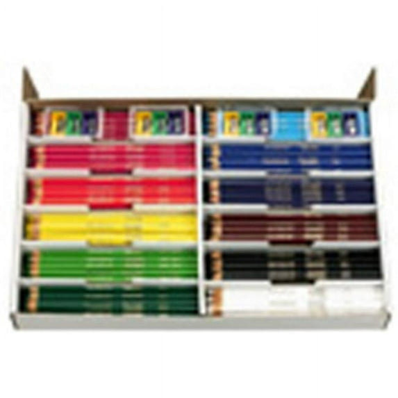 CRAYOLA LLC FORMERLY BINNEY & SMITH BIN8024 COLORED PENCILS FULL LENGTH 240 CT-CLASSPACK 12 ASST.  CLRS