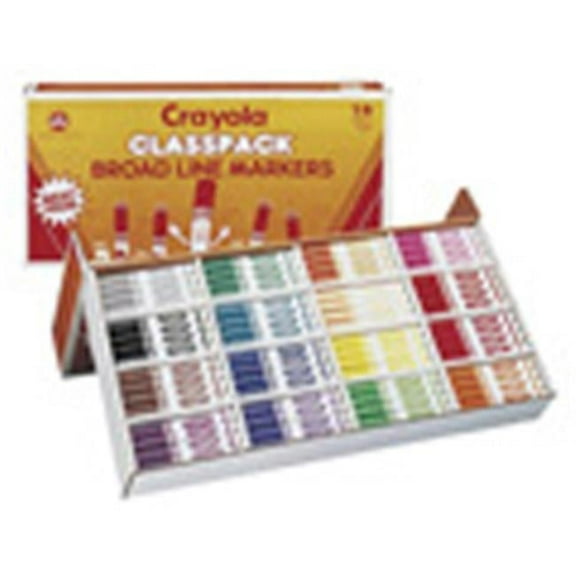 CRAYOLA LLC FORMERLY BINNEY & SMITH CLASSPACK MARKER 16 COLORS 256 CT