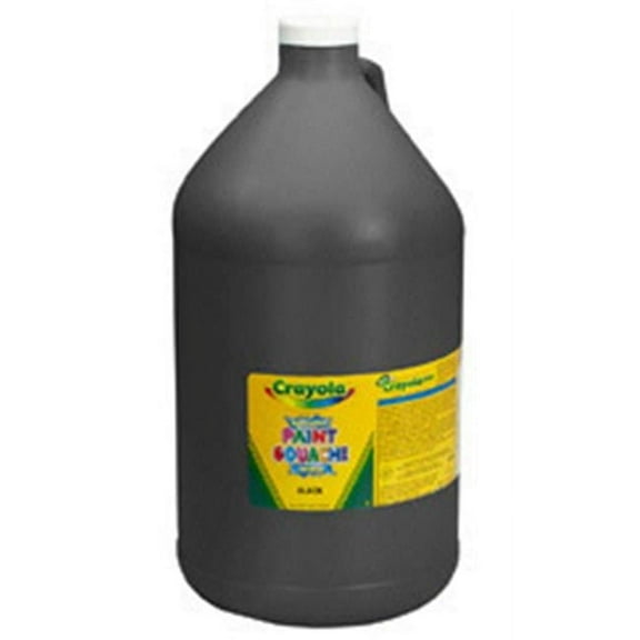 CRAYOLA LLC FORMERLY BINNEY & SMITH WASHABLE PAINT GALLON-BLACK