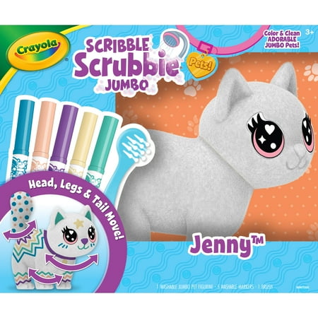 CRAYOLA SCRIBBLE SCRUBBIE JUMBO PET JENNY