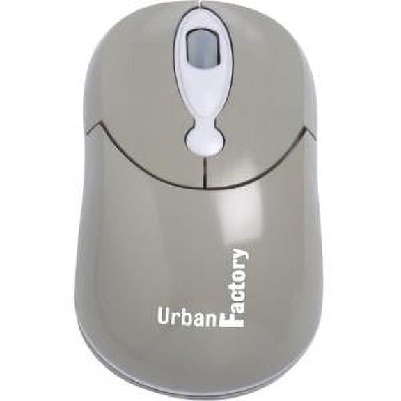 CRAZY MOUSE GREY OPTICAL USB WIRED MOUSE 800DPI